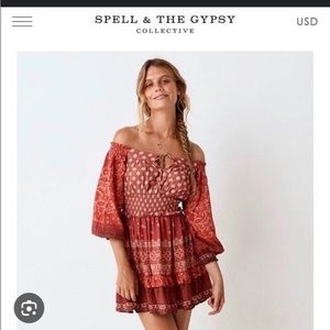 Spell & GlThe Gypsy Collection Tuula Gypsiana Playdress rust